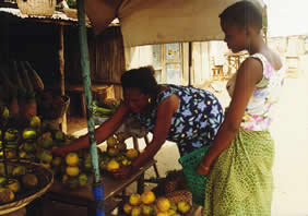 La Marchande de fruits — Le Bénin
