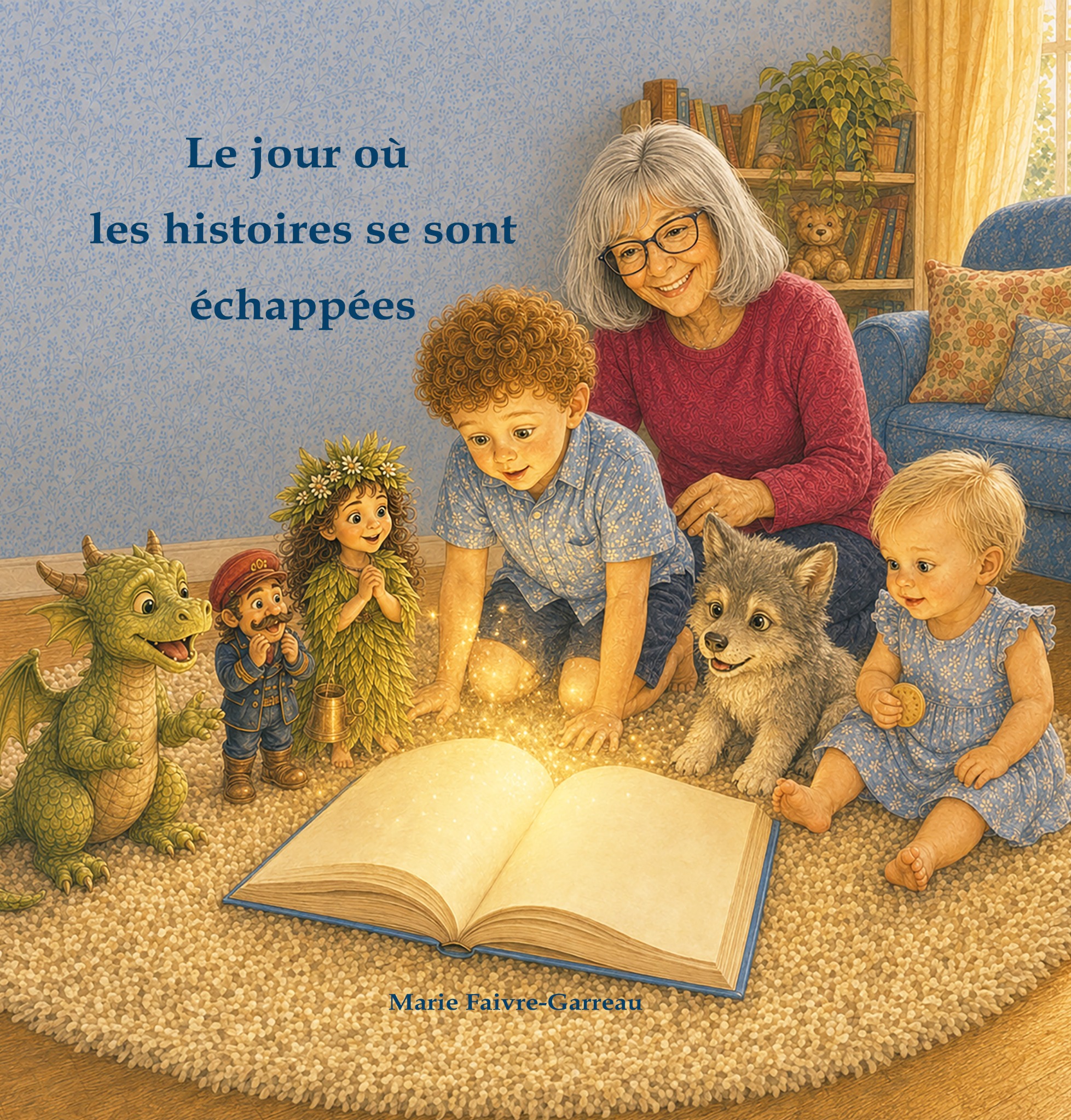 Couverture de Le jour où les histoires se sont échappées, de Marie Faivre-Garreau