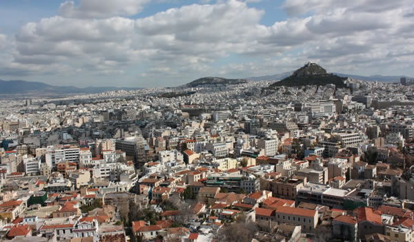 Athènes - l'Acropole - la ville moderne — Méditerranée orientale