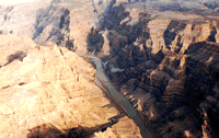 Survol du Grand Canyon — souvenir du voyage au Nevada