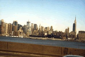 Sur la route 87, en direction d'Albany City... — New York